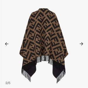 Fendi poncho one size